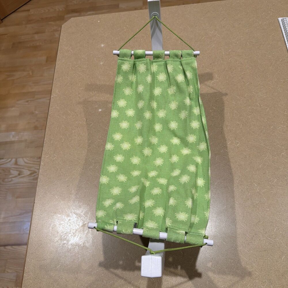 American Girl Doll 18" Dolls Lanie Hammock Bed Green Polka Dot Leah Summer Play